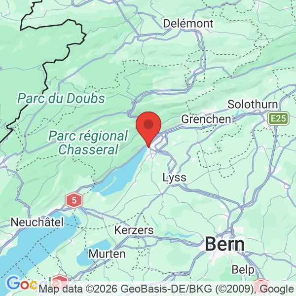 Carte de l'activité