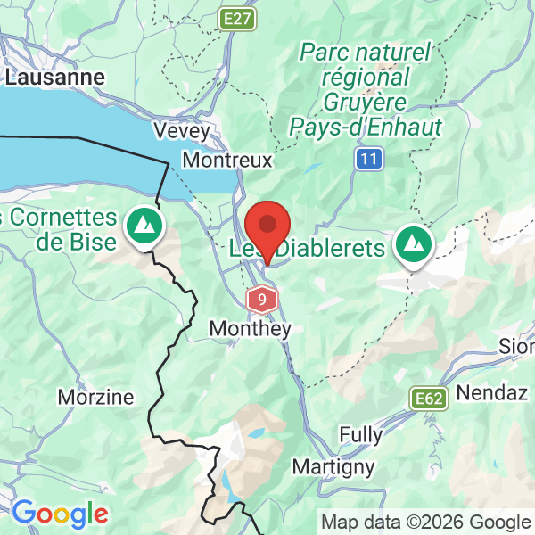 Carte de l'activité