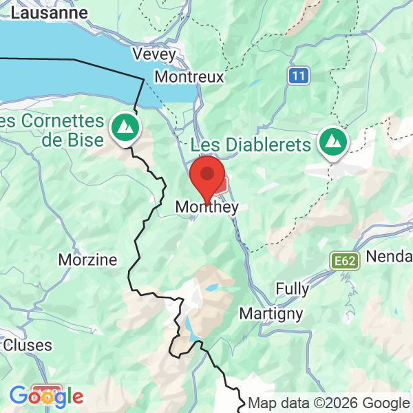Carte de l'activité