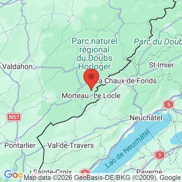 Carte de l'activité