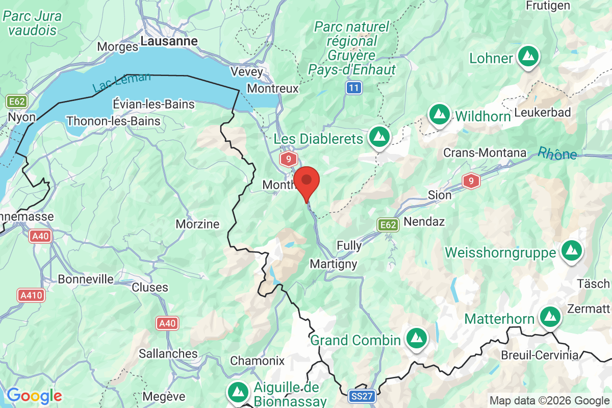 Carte de l'activité