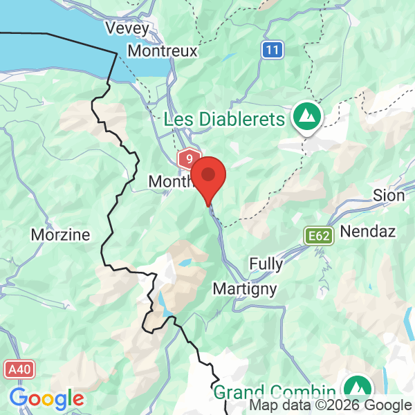 Carte de l'activité