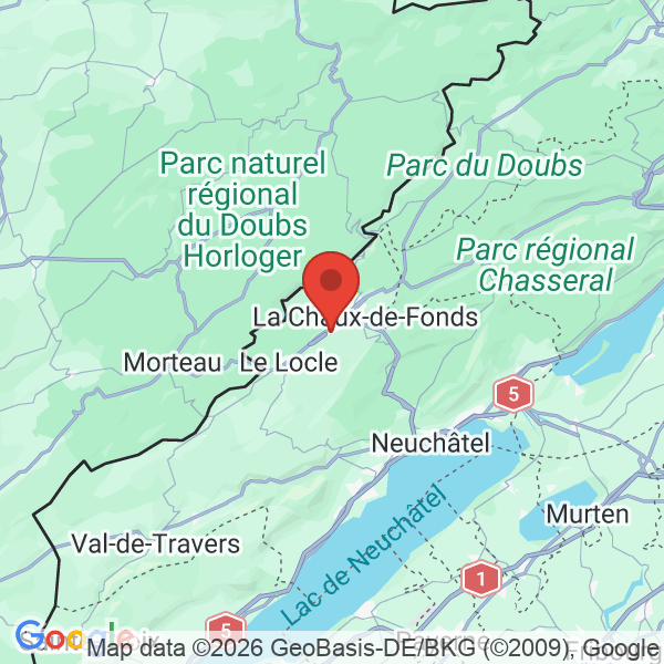Carte de l'activité