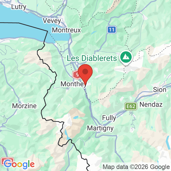 Carte de l'activité