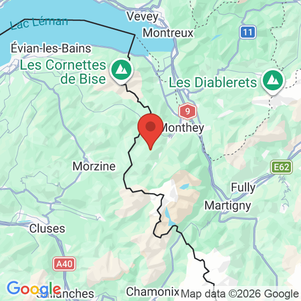 Carte de l'activité