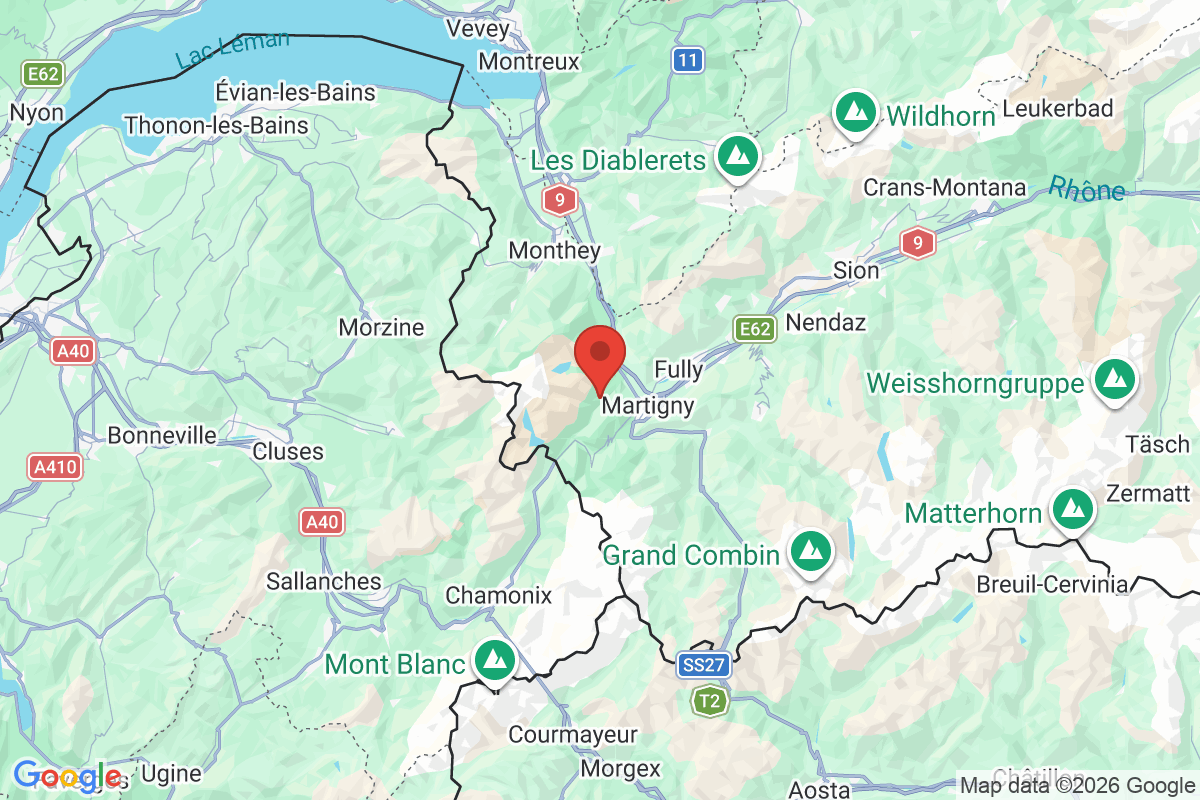 Carte de l'activité