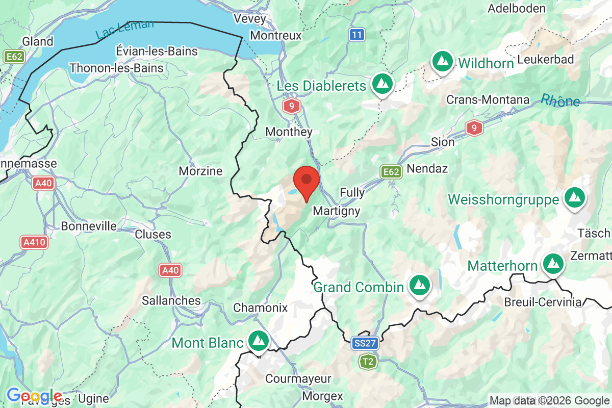 Carte de l'activité