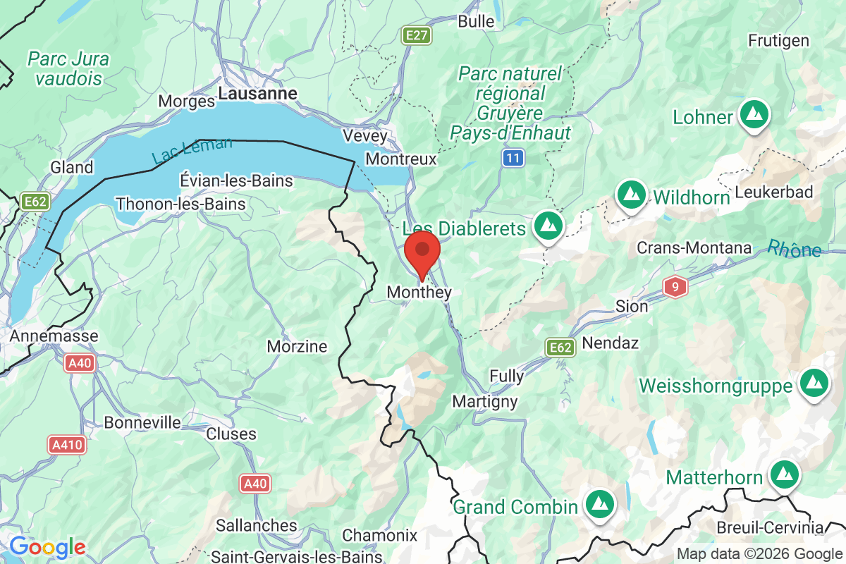 Carte de l'activité