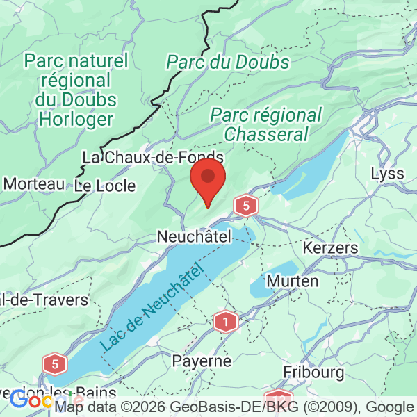 Carte de l'activité