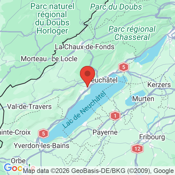 Carte de l'activité