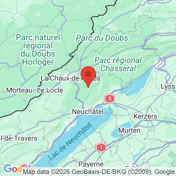 Carte de l'activité