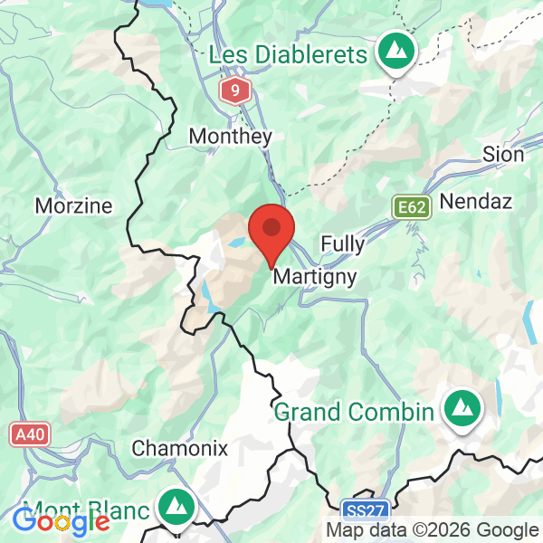 Carte de l'activité