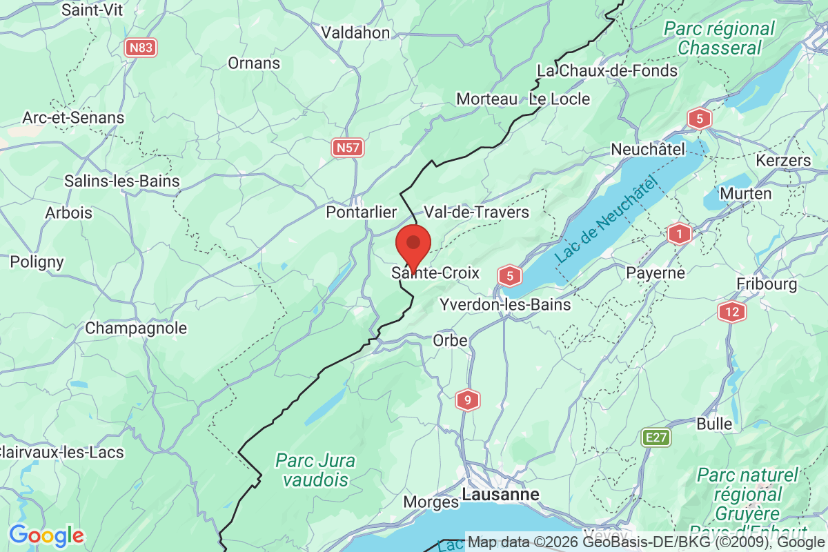 Carte de l'activité