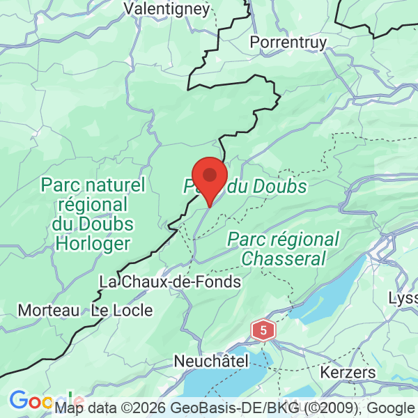 Carte de l'activité