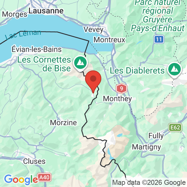Carte de l'activité
