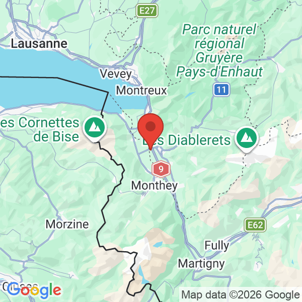 Carte de l'activité