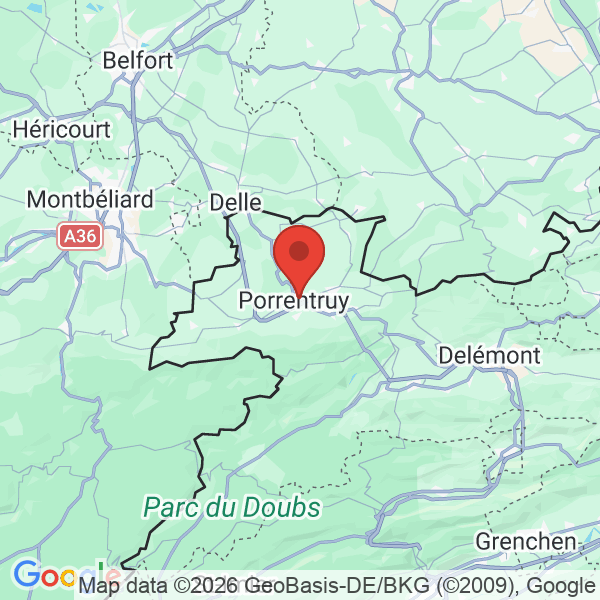 Carte de l'activité