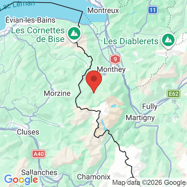 Carte de l'activité