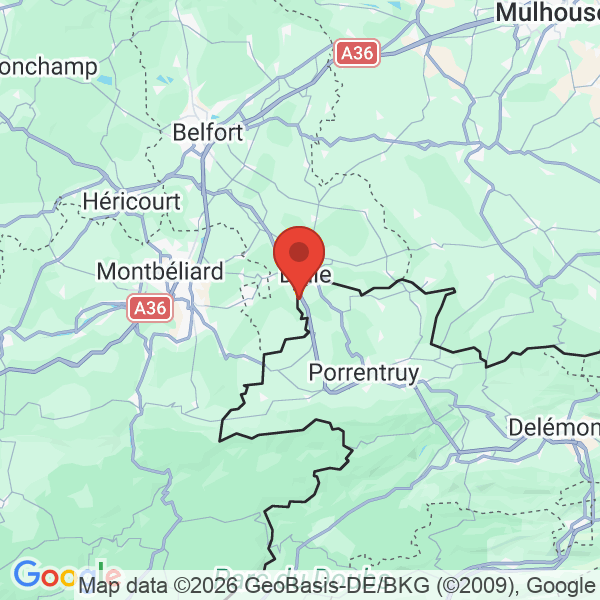 Carte de l'activité