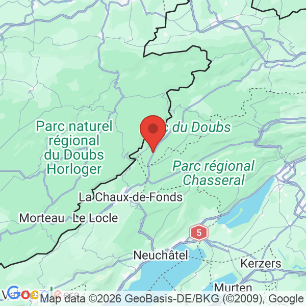 Carte de l'activité