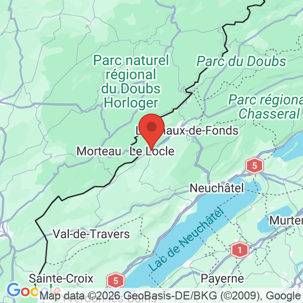 Carte de l'activité