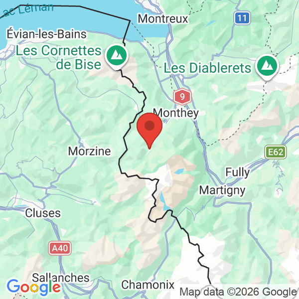 Carte de l'activité