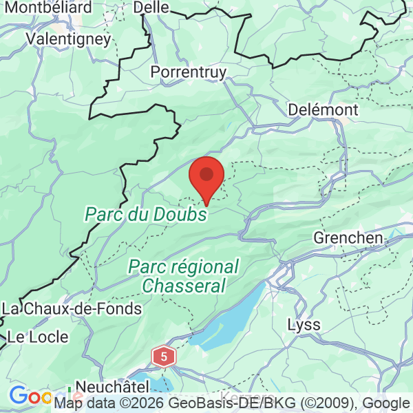 Carte de l'activité