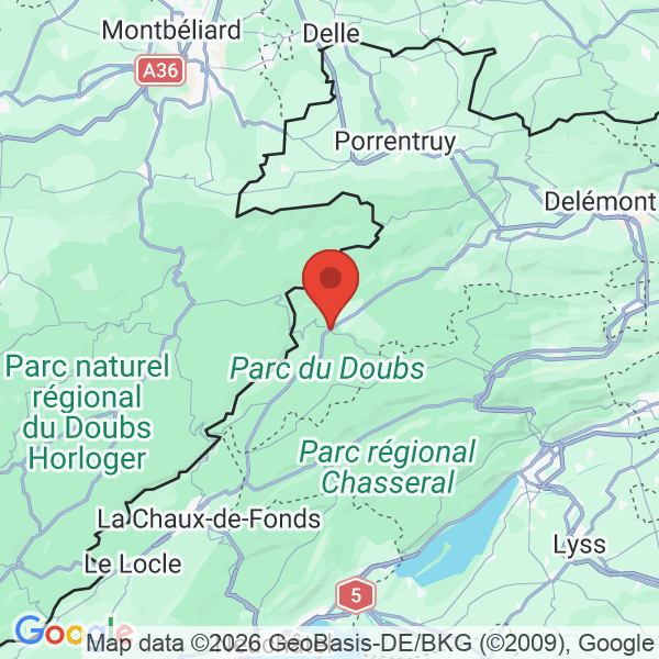 Carte de l'activité