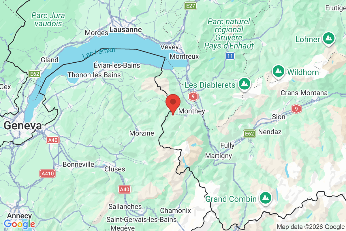 Carte de l'activité