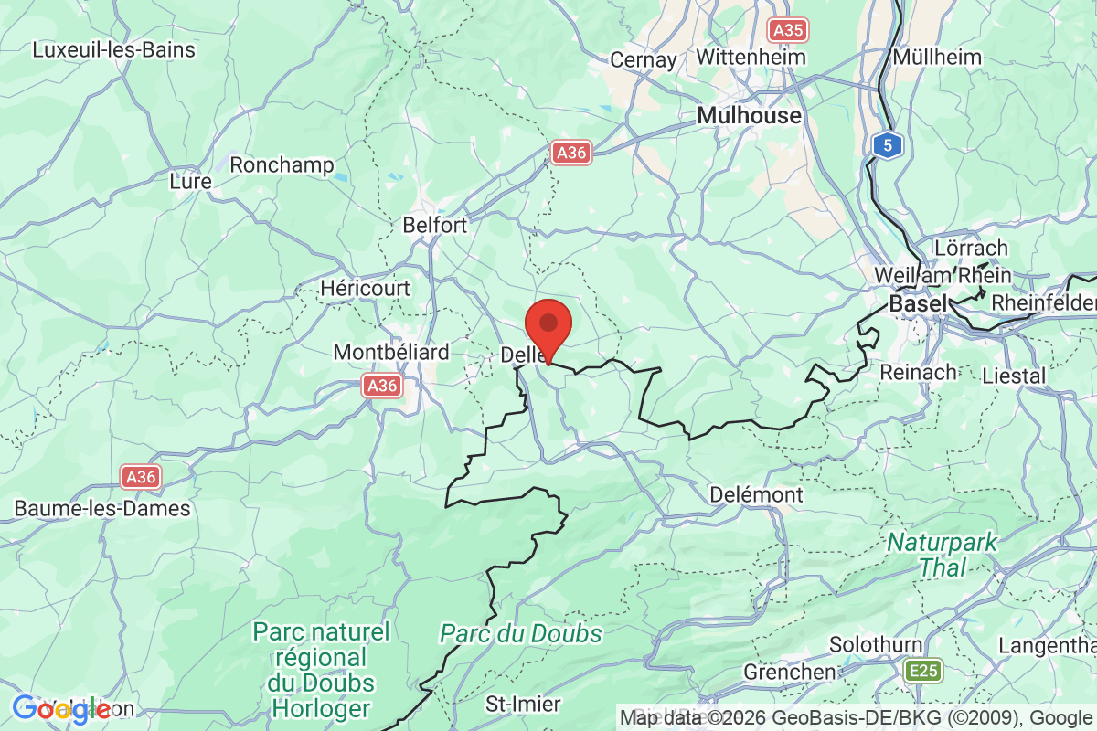 Carte de l'activité