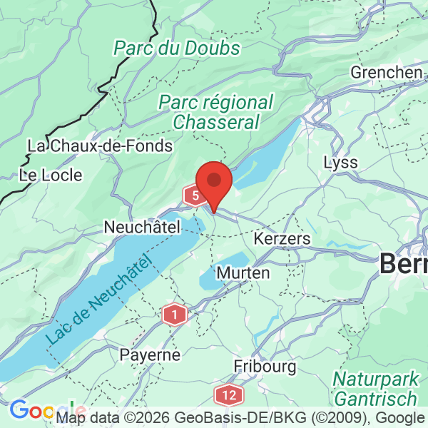 Carte de l'activité