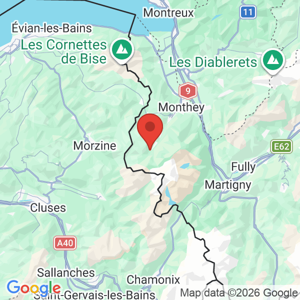 Carte de l'activité