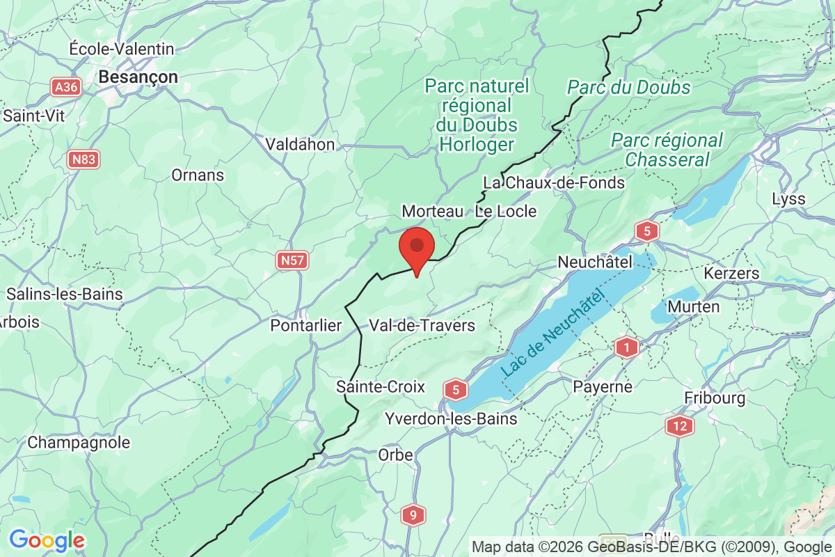 Carte de l'activité