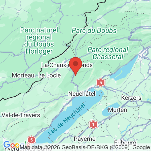 Carte de l'activité