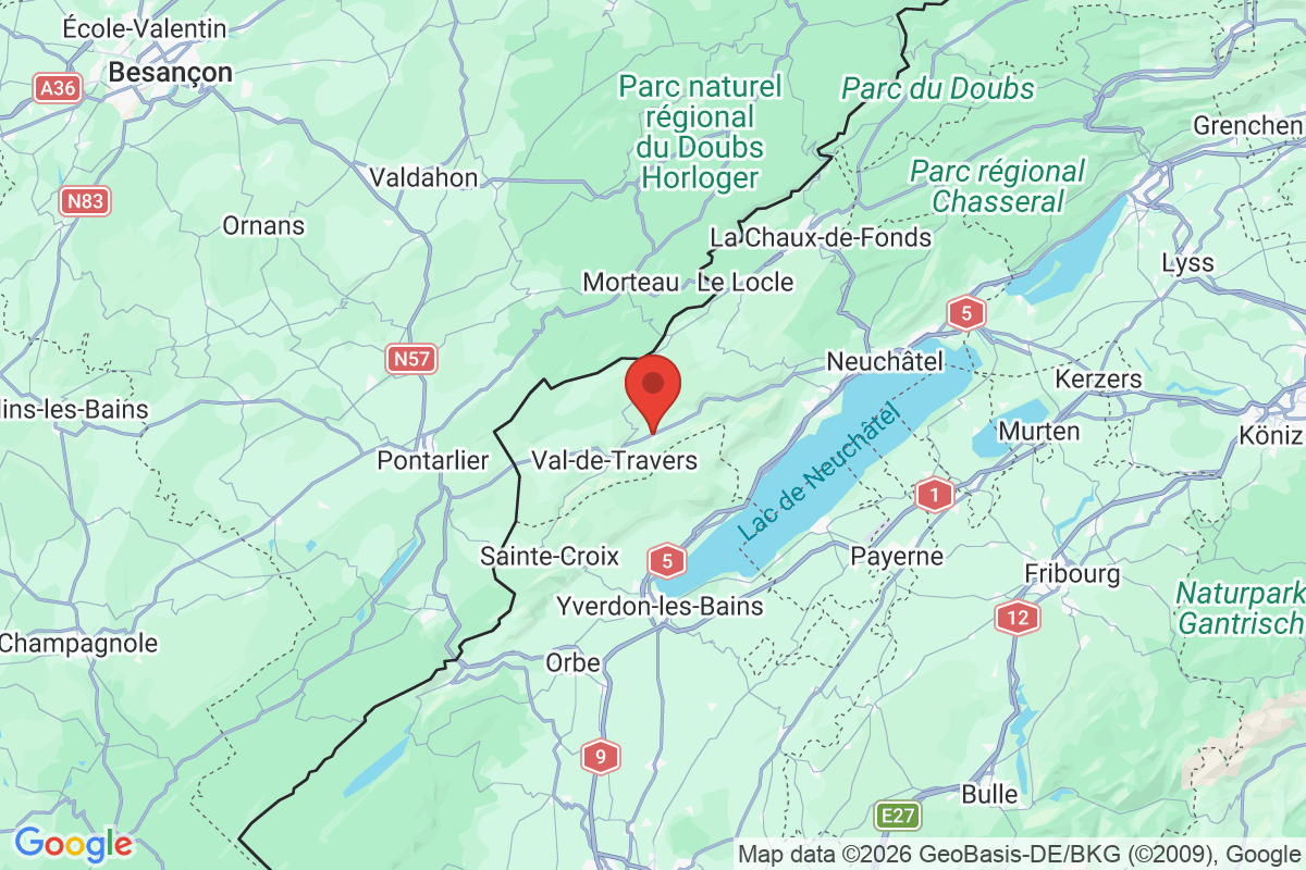 Carte de l'activité
