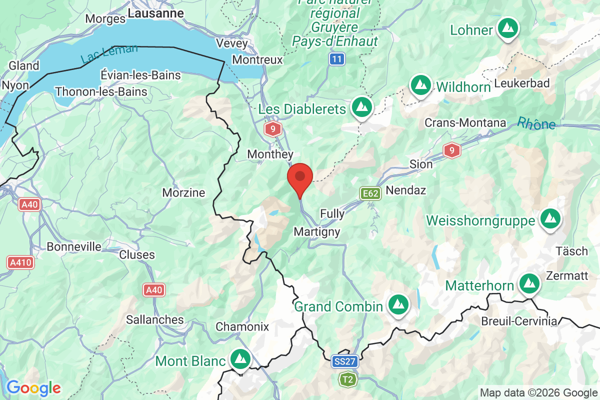 Carte de l'activité