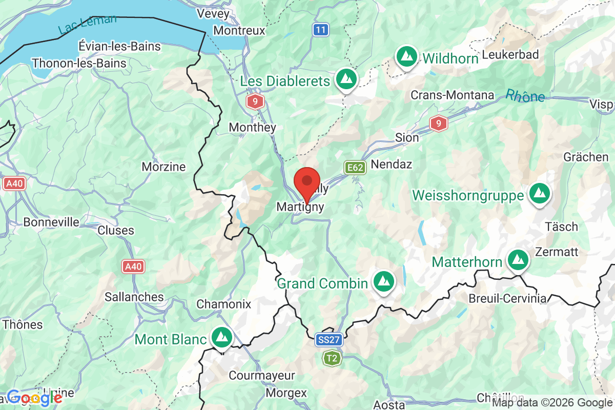 Carte de l'activité