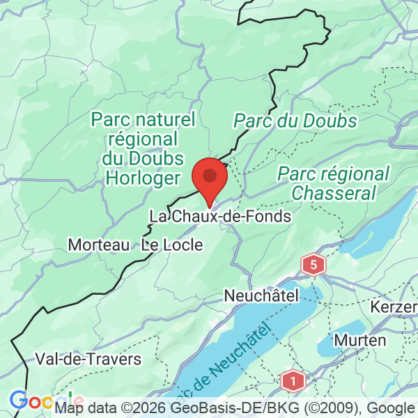Carte de l'activité