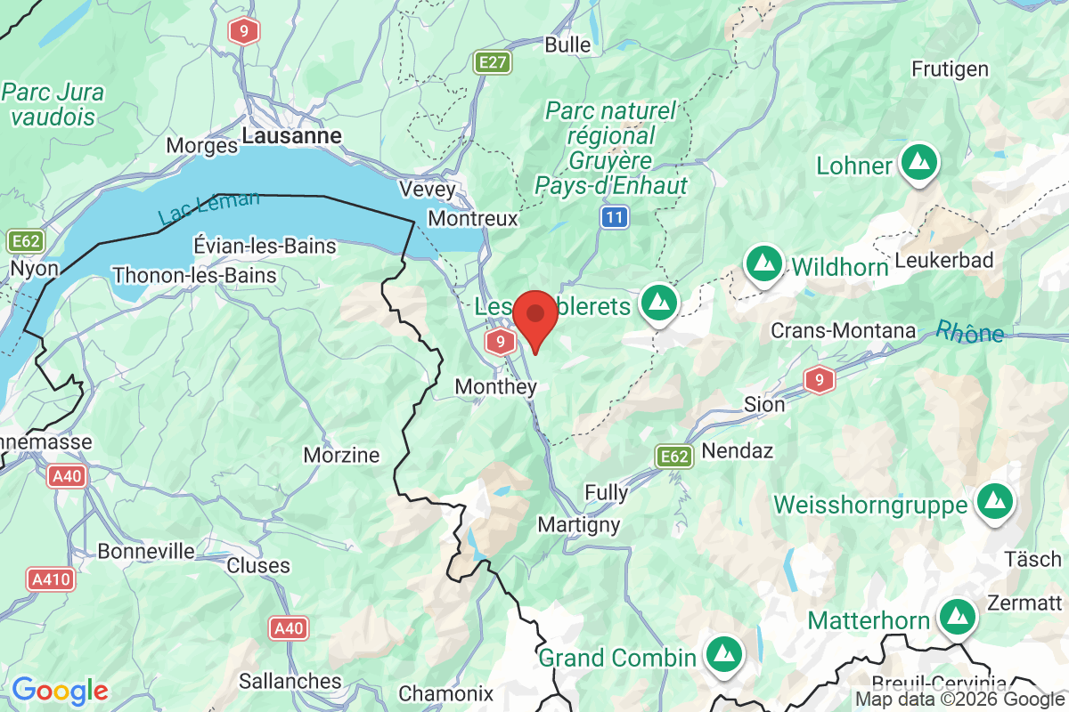 Carte de l'activité