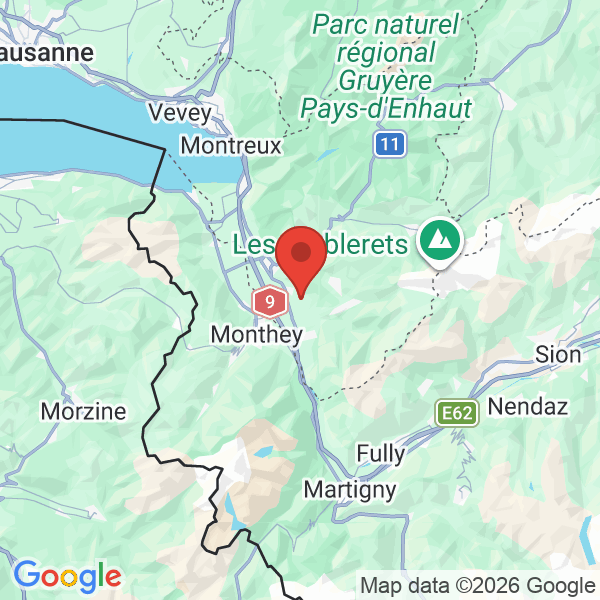 Carte de l'activité