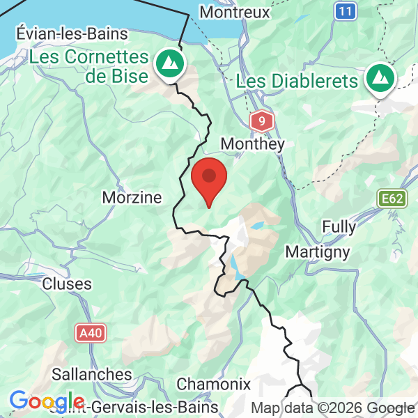 Carte de l'activité