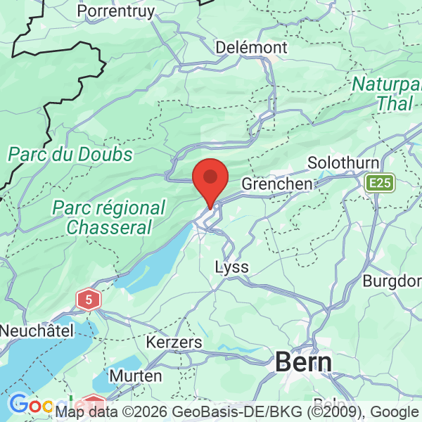 Carte de l'activité