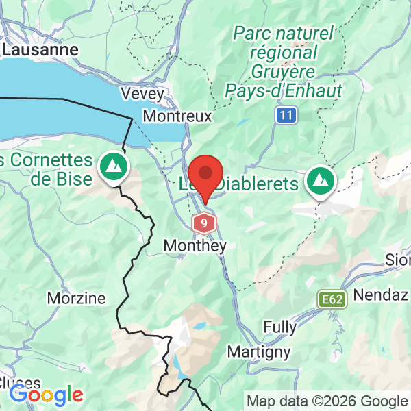 Carte de l'activité