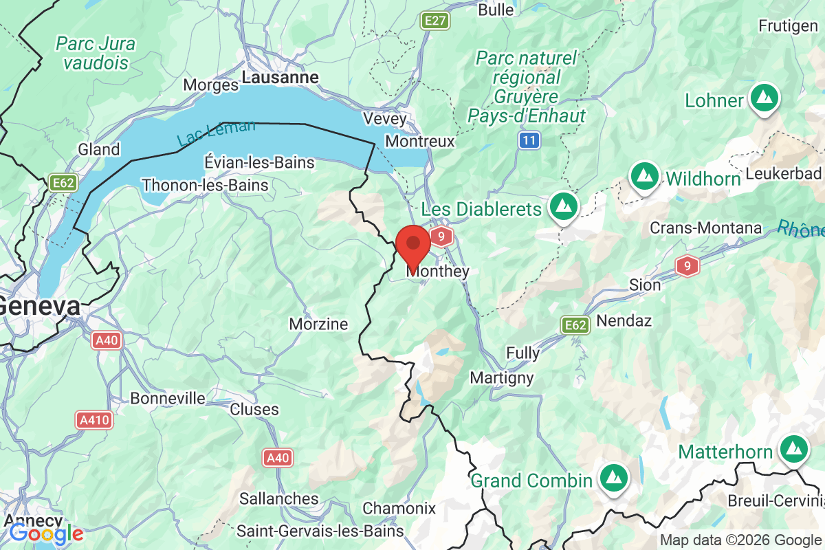 Carte de l'activité