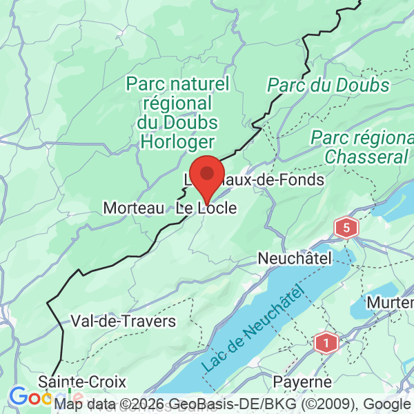 Carte de l'activité