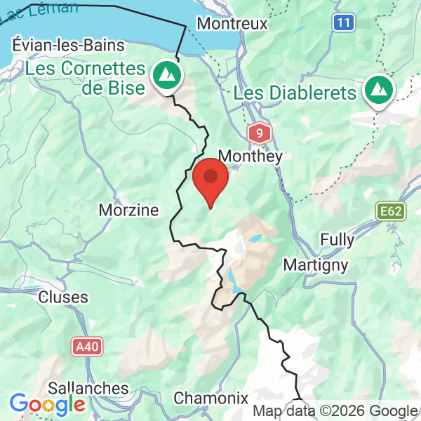 Carte de l'activité