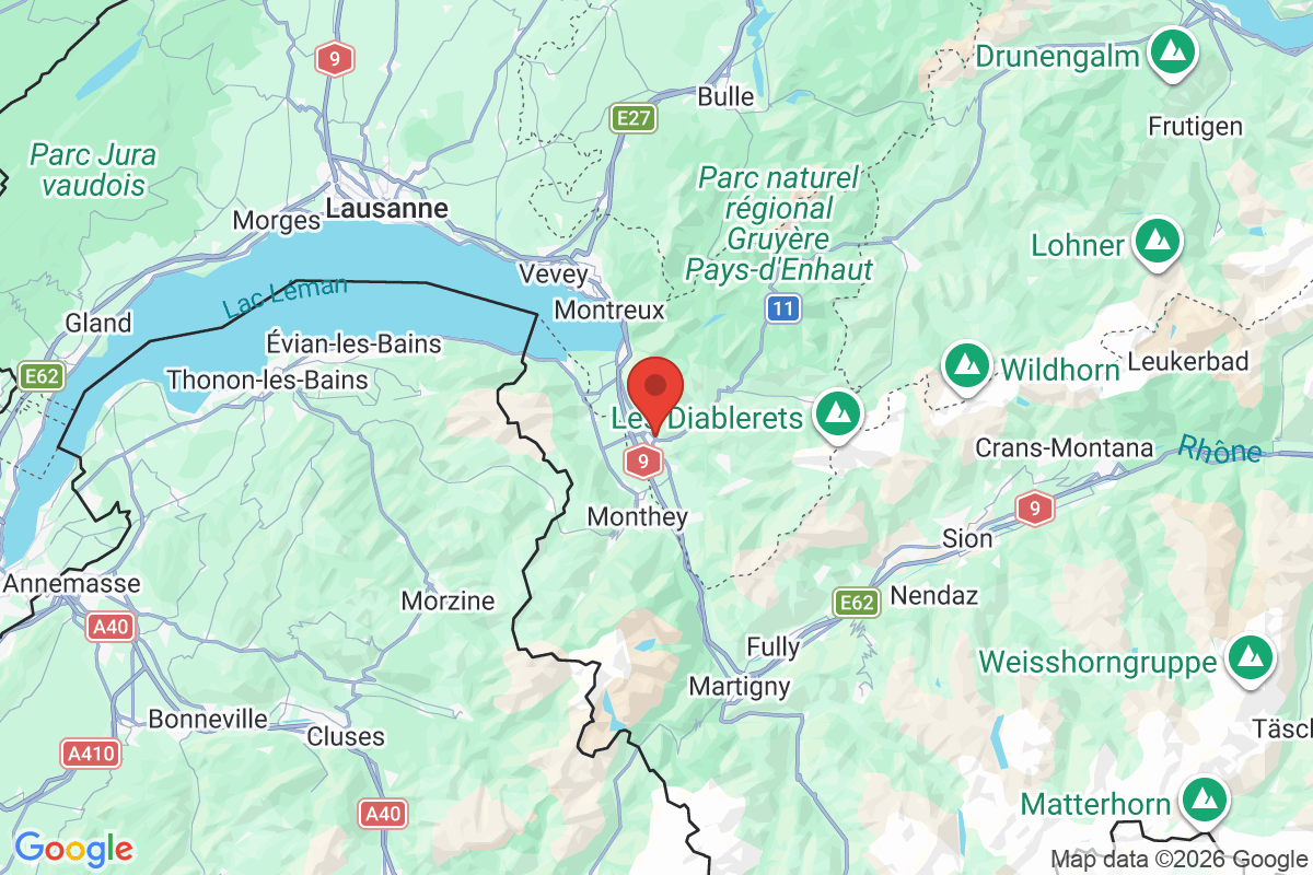 Carte de l'activité