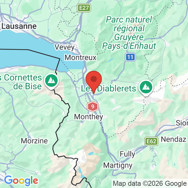 Carte de l'activité