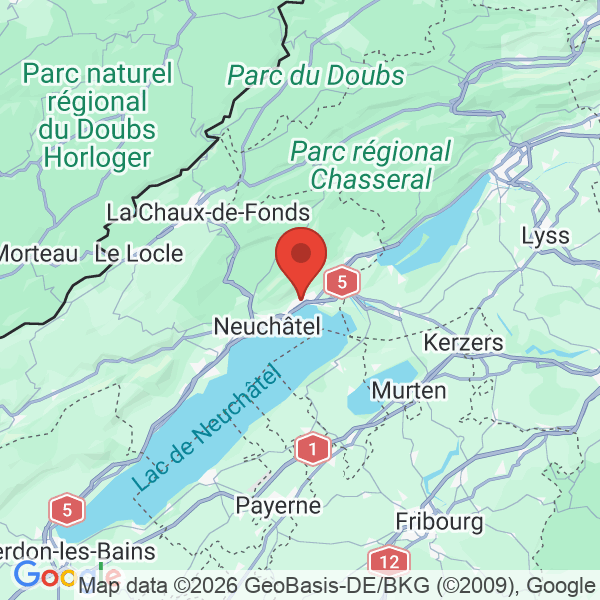 Carte de l'activité