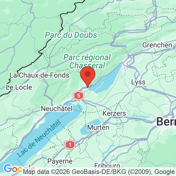Carte de l'activité